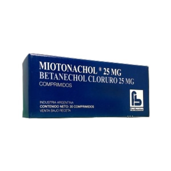 Fortbenton Miotonachol Betanechol Cloruro 25 Mg x 30 Comp