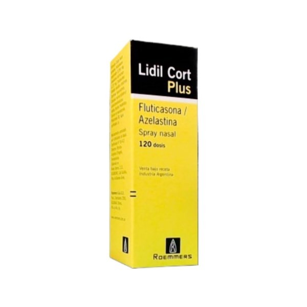 Roemmers Lidil Cort Plus Spray Nasal Fluticasona + Azelastina x 120 Dosis #1