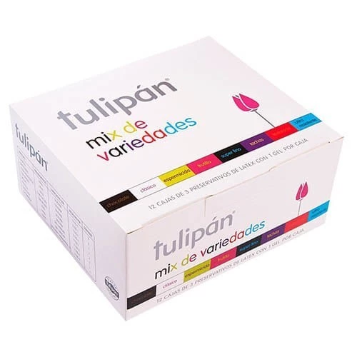 Tulipán Preservativos Surtidos 12 X 3