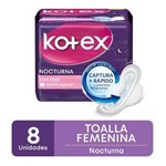 Kotex Nocturna Toallas Femeninas Con Alas 8 Unidades | Unico #1