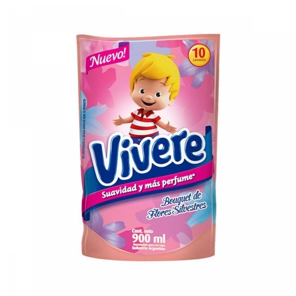 Vivere Suavizante Para Ropa Bouquet De Flores Silvestres Doypack 900 Ml alt