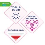 Toalla Nosotras Delgada Suave Curv 8U #4
