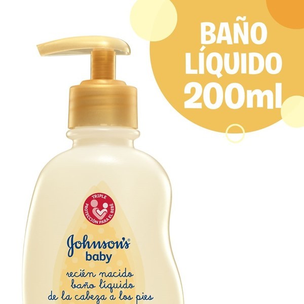 Johnsons Baby Baño Liquido Recien Nacidos 200 ml #1