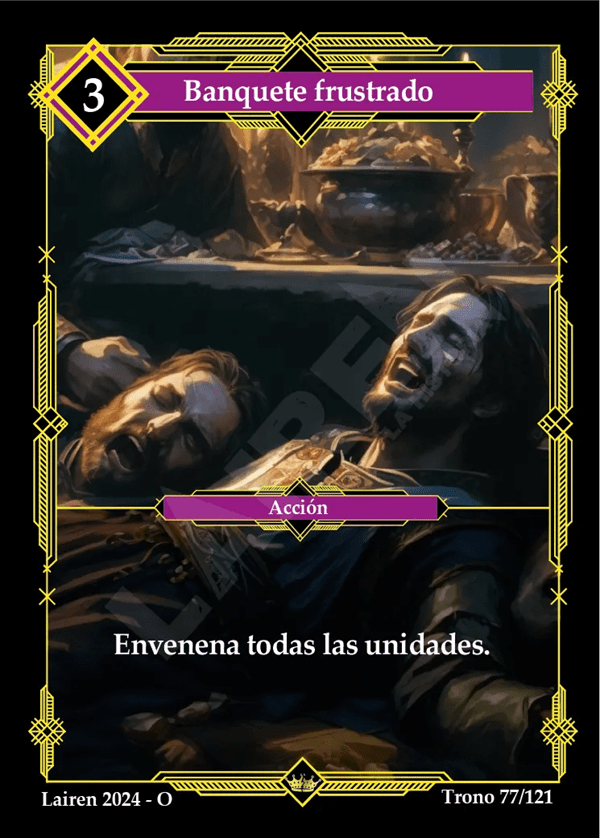 077 Banquete Frustrado - Coste 3