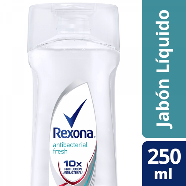 Jabón Líquido Rexona Antibacterial Fresh X 250 ml #1