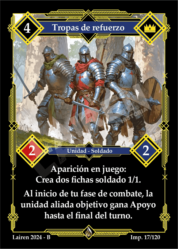 017 Tropas De Refuerzo - Coste 4