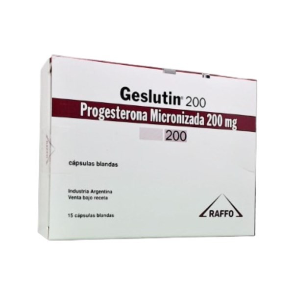 Adium Geslutin Progesterona 200 Mg x 15 Cáps Blandas #1