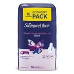 Toallas Femeninas Siempre Libre Adapt Plus Noche Y Día x 16 un #3