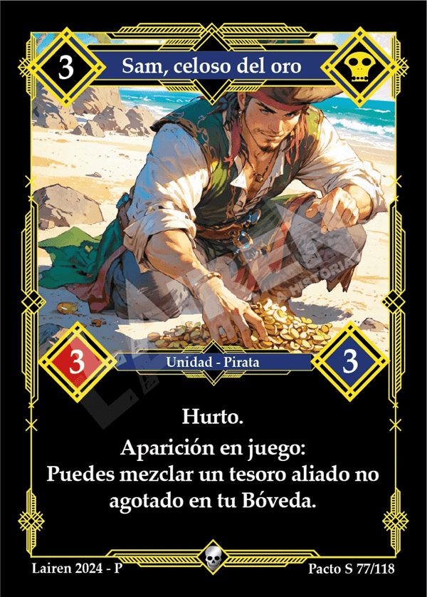 077 Sam, Celoso Del Oro - Coste 3