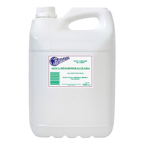 Agua Desmineralizada 5000 ml - Drogal #1