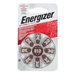 Energizer Pilas de Botón Az312 Para Audiología 8 Unidades #1