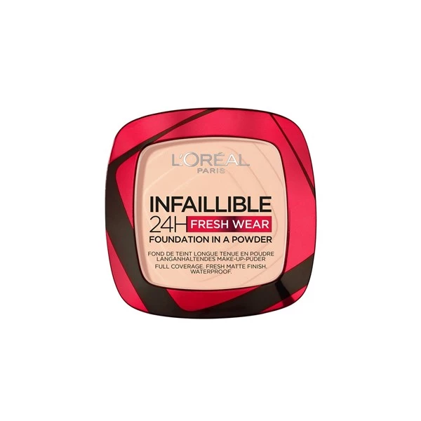Loreal Paris Polvo Compacto Infaillible 24 Hs Fresh Wear 180 Rose Sand