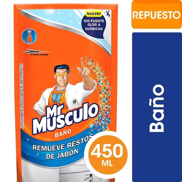 Mr Musculo Limpiador Baño Doypack 450 Ml alt
