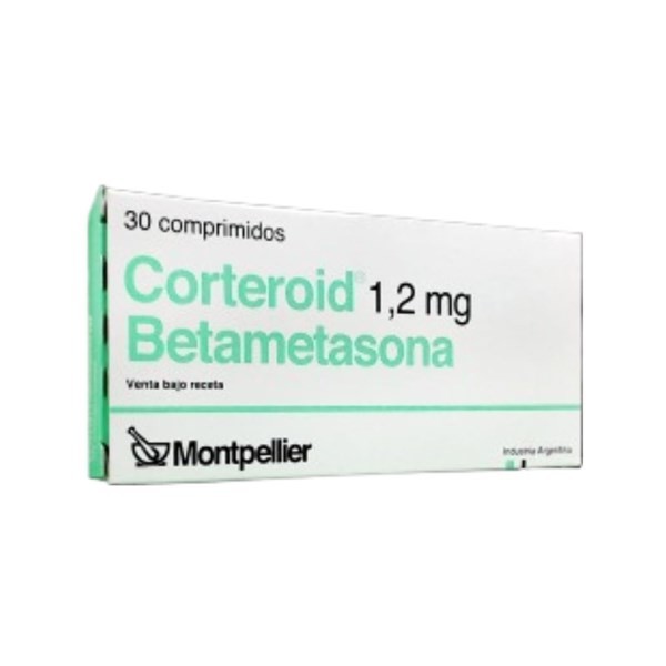 Montpellier Corteroid 1.2 Mg Betametasona x 30 Comp #1