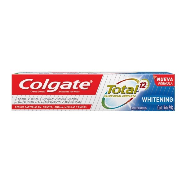Crema Dental Colgate Total 12 whitening x 90 gr alt
