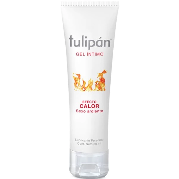 Tulipán Lubricante en Gel Uso Íntimo Calor x 30 ml