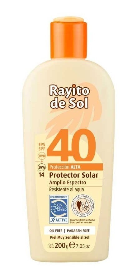 Rayito de Sol Protector Solar Fps 40 200 gr
