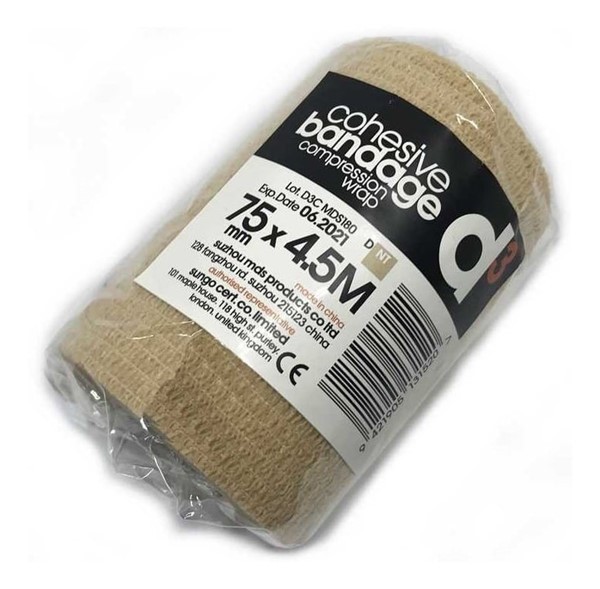 D3 Venda Autoadherente Bolsa Individual Beige 75 ,cm x 45 ,mts Único