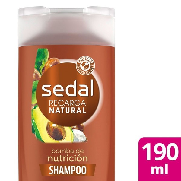 Sedal Shampoo Bomba Nutrición 190 Ml #1