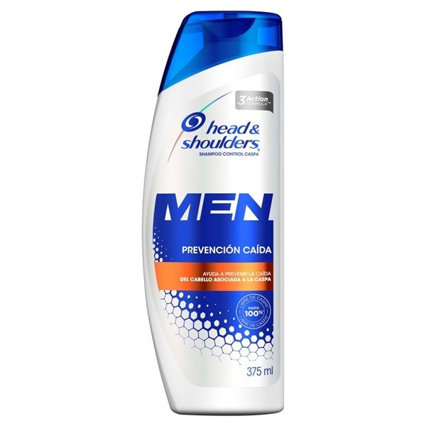Shampoo Head & Shoulders Prevención Caída Para Hombres x 375 ml #1