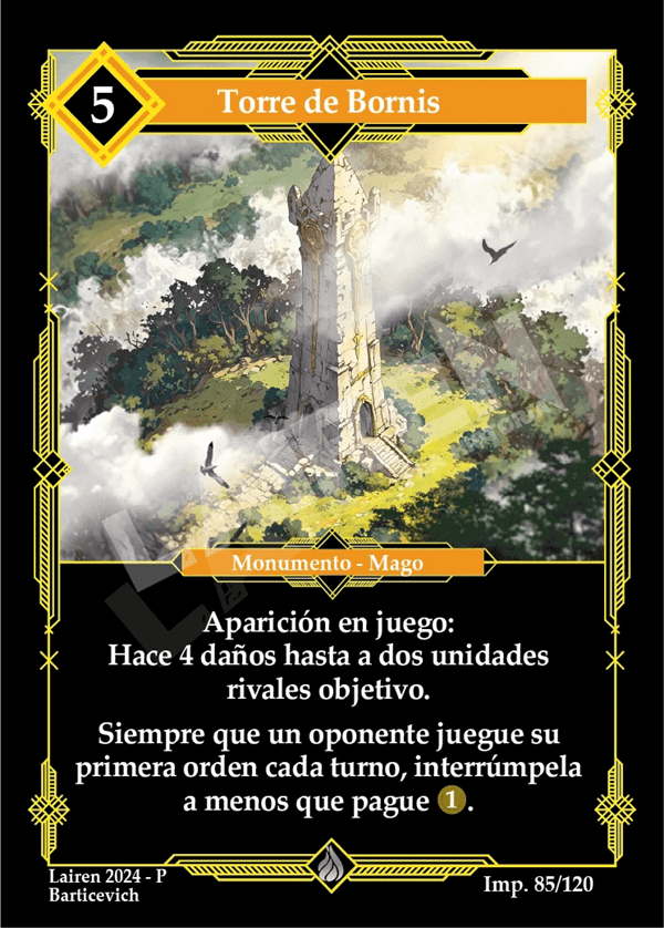 085 Torre De Bornis Precon Mago/Pirata - Coste 5