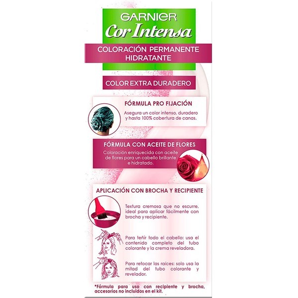 Garnier Kit Coloracion Cor Intensa 6.1 Rubio Oscuro Ceniza alt