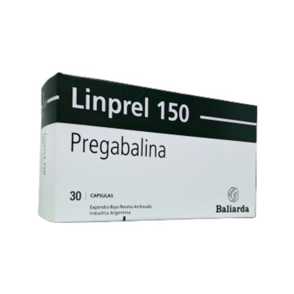 Baliarda Linprel Pregabalina 150 Mg x 30 Cáps #1
