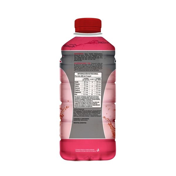 Suerox Bebida Isotónica sabor Frutilla y Kiwi 630ml alt