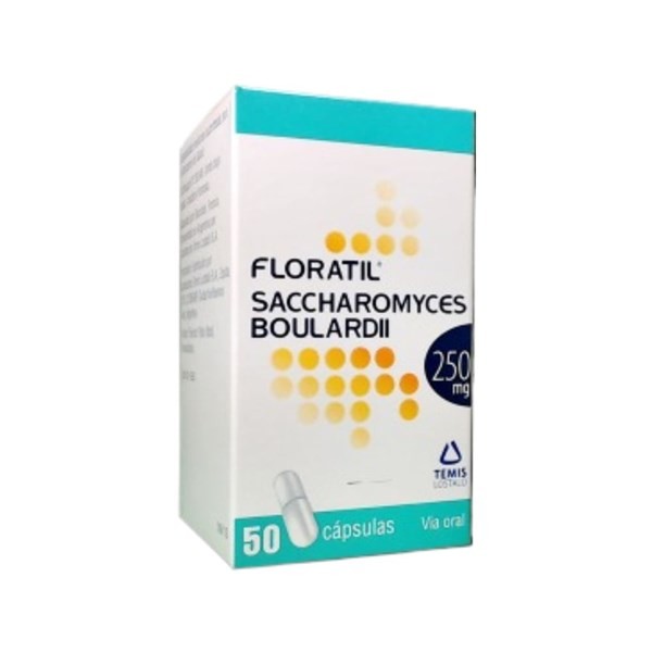 Temis Lostaló Floratil 250 Saccharomyces Boulardii 250 Mg x 50 Cáps #1