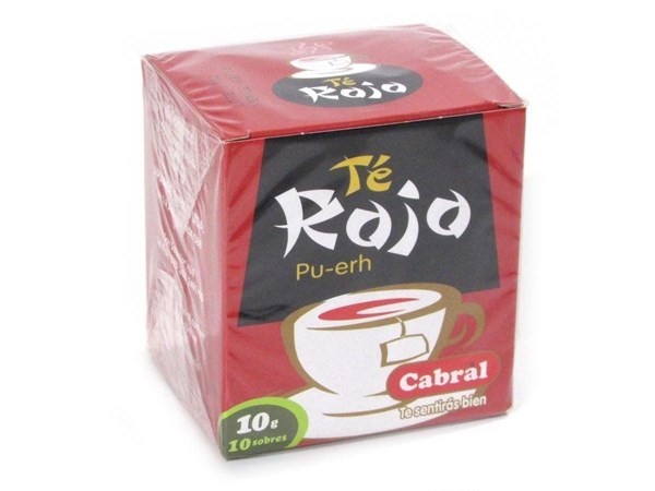 TE ROJO CABRAL X10 SAQUITOS #1