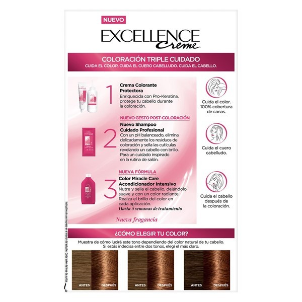 Excellence Kit Coloracion 6.34 Chocolate alt