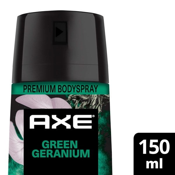 Desodorante En Aerosol Axe Green Geranium 150 Ml. #1