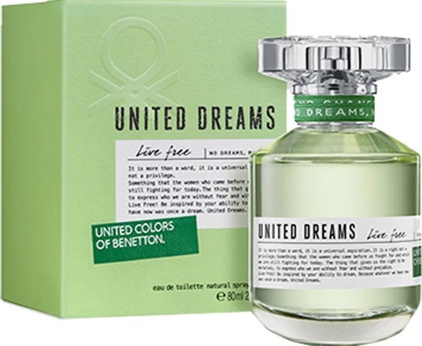 Edt Benetton United Dream Live Free x 80 ml #1