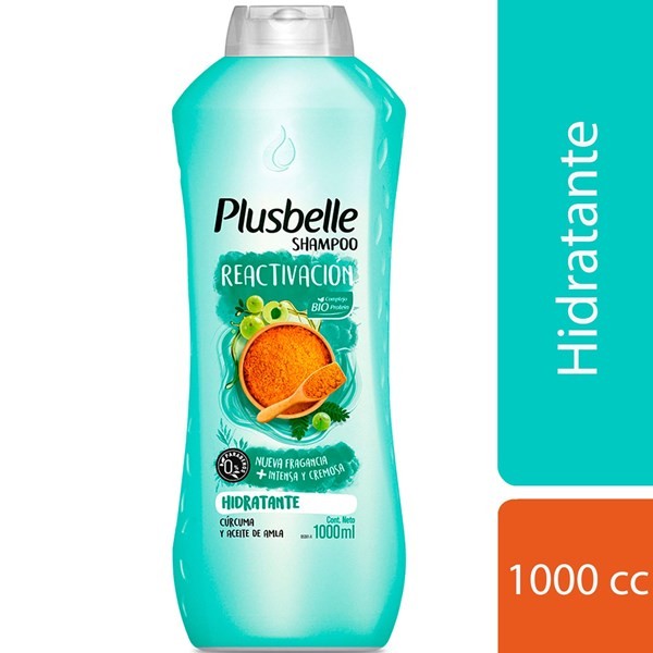 Shampoo Plusbelle Reactivación Hidratante Botella 1 l. #1