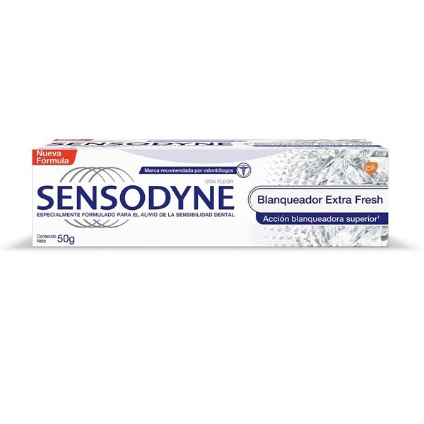 Sensodyne Crema Dental Blanqueador Extra Fresh Para Dientes Sensibles 50 gr alt