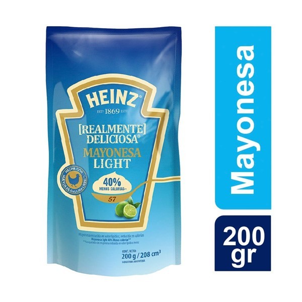 Mayonesa Heinz Light Doy-Pack X200gr #1