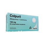 Siegfried Colpuril Allopurinol + Colchicina 100 Mg x 20 Comp Recubiertos #1