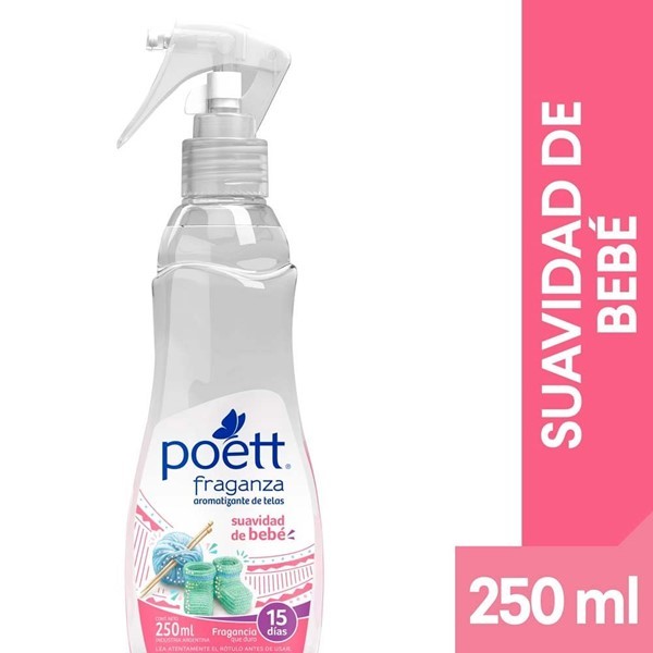 Perfumante Para Ropa Poett Suavidad De Bebé 250 Ml #1