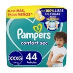 Pañales Pampers Confort Sec Talle Xxxg x 44 un #1