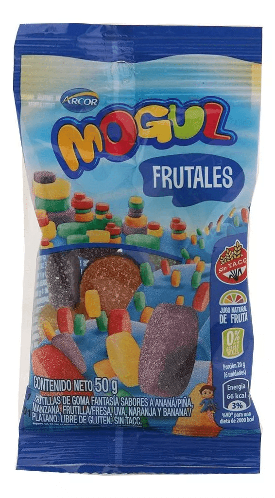 Mogul Gomitas Frutales 50 g Sin Tacc