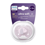 Chupete Avent Rosa Ultra Soft Deco 6 - 18 meses x 1 un #3