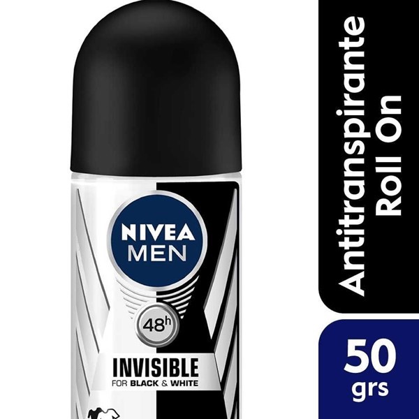 Nivea Desodorante Antitranspirante  men Invisible B&W Roll On 50 ml alt