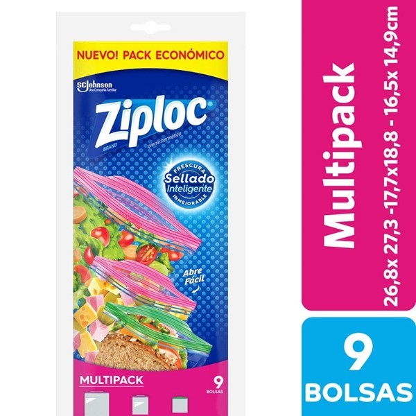 Bolsas Herméticas Ziploc Multipack 9un #1