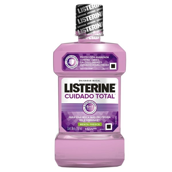 Listerine Enjuague Bucal Cuidado Total x 250 ml alt