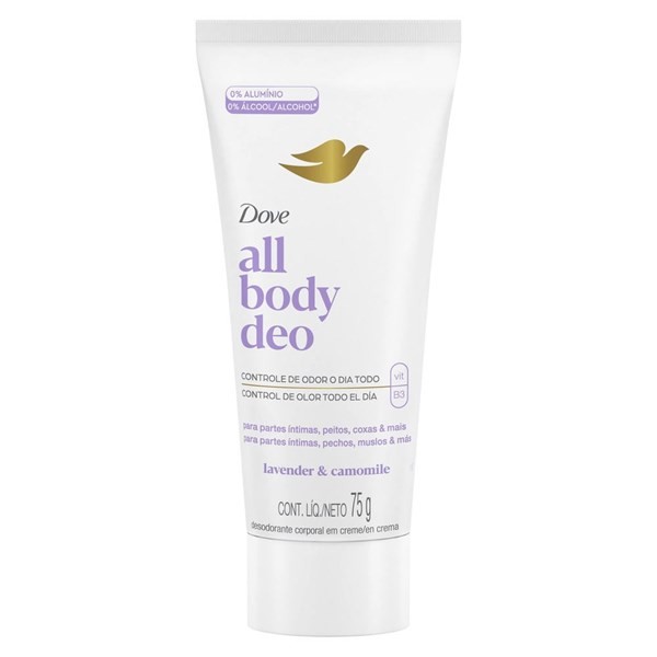 Desodorante en Crema Dove All Body Lavander & Camomile x 75 ml