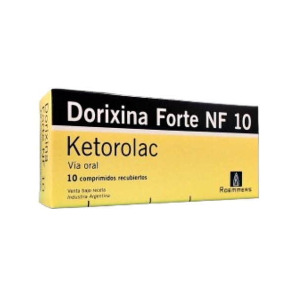 Roemmers Dorixina Forte Nf Ketorolac 10 Mg x 10 Comp Recubiertos #1