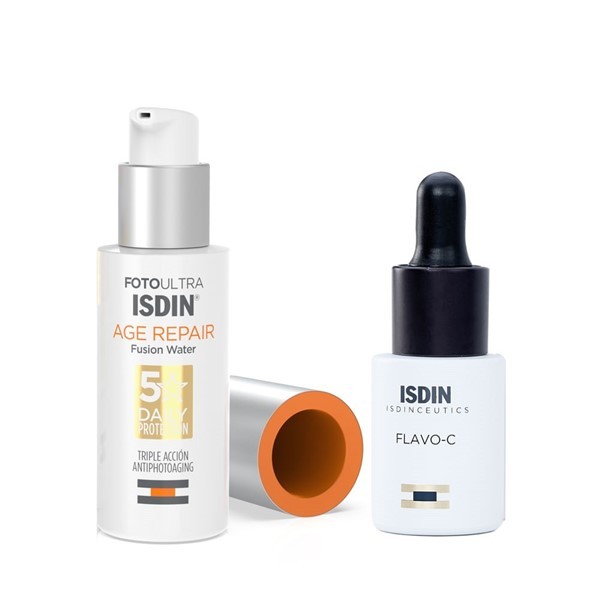Combo Facial Isdinceutics Flavo-C Serum + Foto Ultra Age Isdin #1