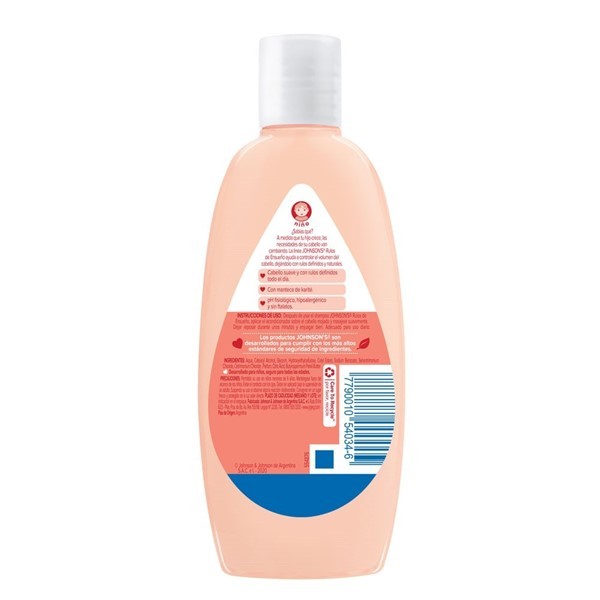 Acondicionador Johnsons Baby Para Bebe Rulos x 200 ml alt