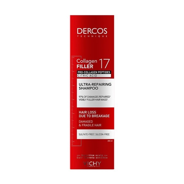 Vichy Dercos Collagen Filler 17 Pre Shampoo Ultrareparador X 150ml alt