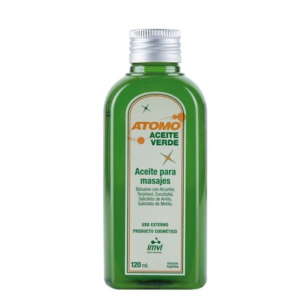 Atomo Aceite para Masajes Verde 120 ml #1